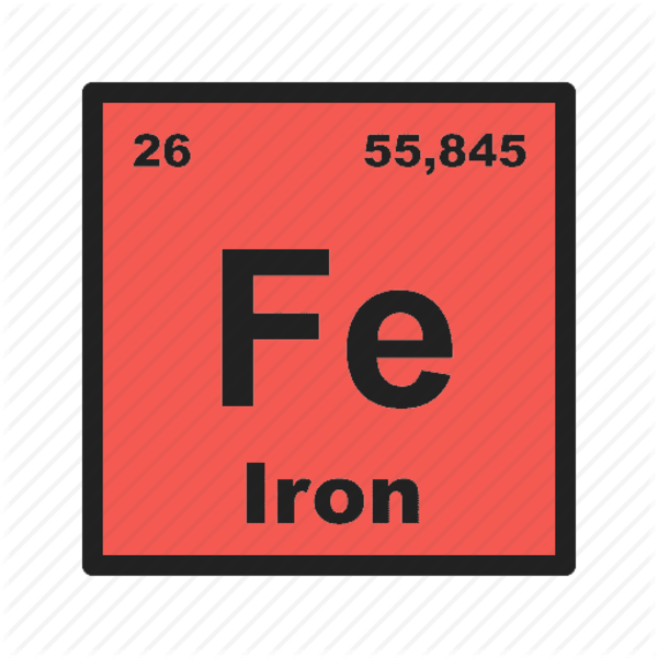 Sắt là một nguyên tố hóa học có ký hiệu F và số nguyên tử 26